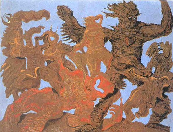 Max Ernst, The Horde, 1927.