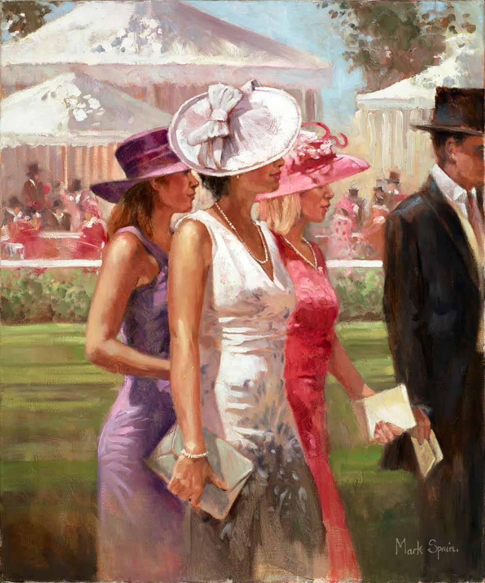 Day at Ascot Original Painting on