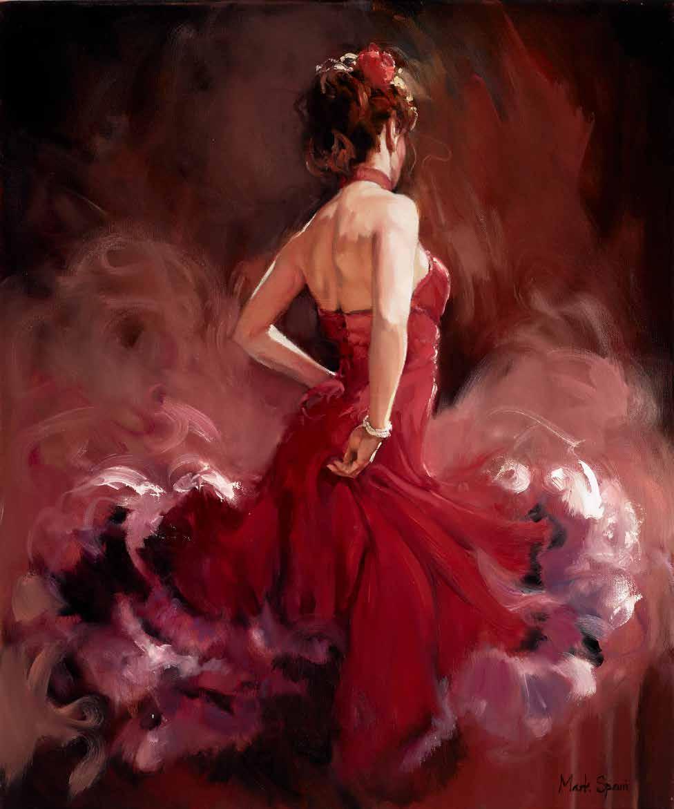 Flamenco Varnished Original Painting