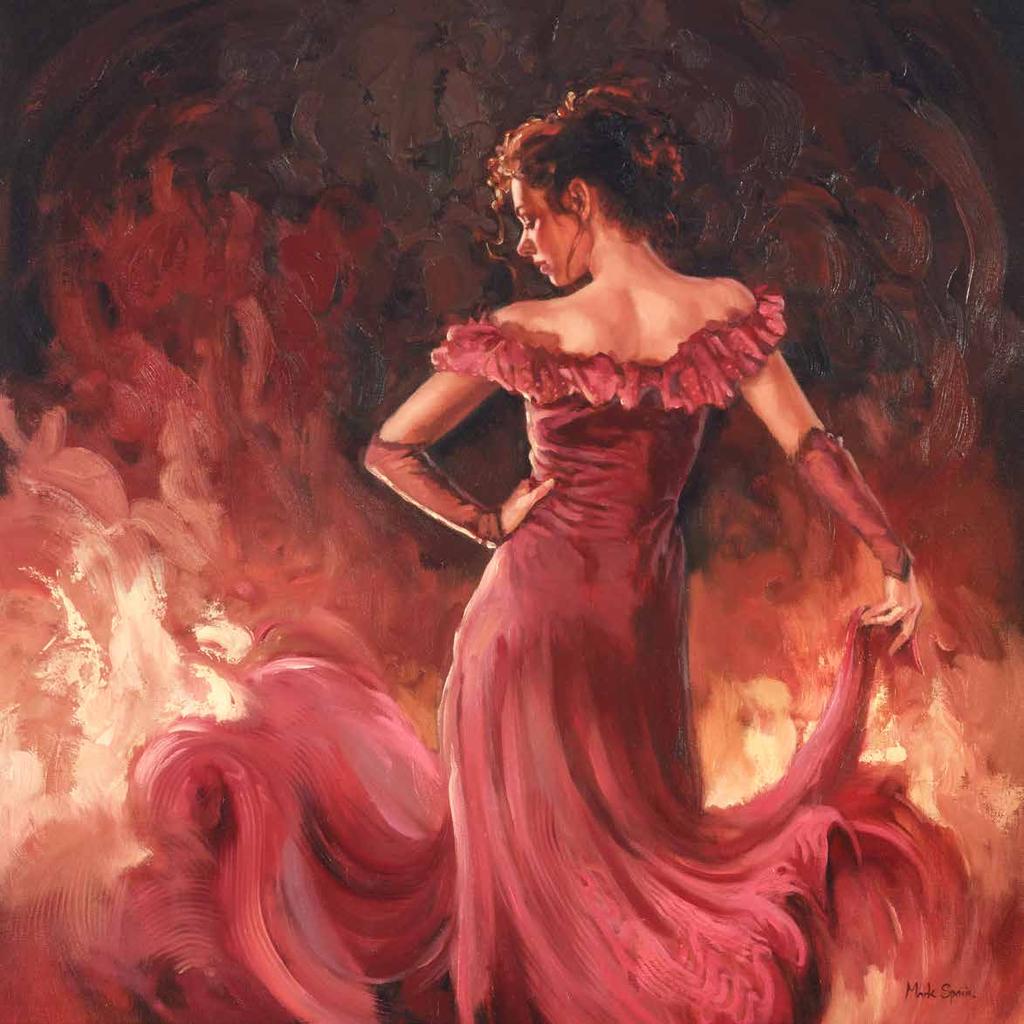 Fire Dancer Varnished Original Painting