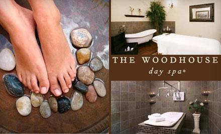 Bid Item #343 Spoil Yourself $100 Gift Card to Garnish Catering Duet massage at Woodhouse Day Spa *Valid Mon-Thurs, Excluding Holidays Bottle of Wine from