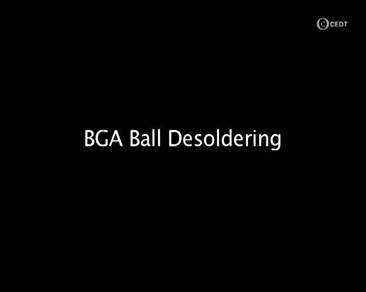 BGA solder