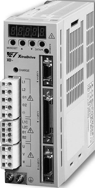 N 6B XD-@ XtraDrive Intelligent Servo Drive. Integrated controller and network connectivity. NCT.