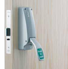 routes and have been trained to operate these devices. The following range consists of a push pad vertical bolt, reversible push pad rim latch and push pad mortice nightlatch.