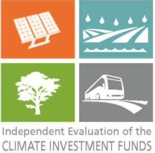 INDEPENDENT EVALUATION OF THE CLIMATE INVESTMENT FUNDS