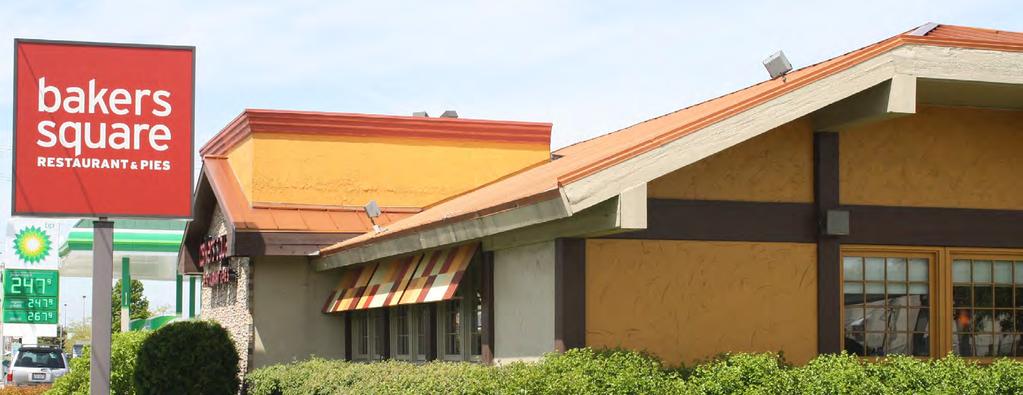 TENANT OVERVIEW TENANT OVERVIEW: Bakers Square Restaurant & Bakery Bakers Square Restaurant & Bakery is a casual dining restaurant chain in the United States.