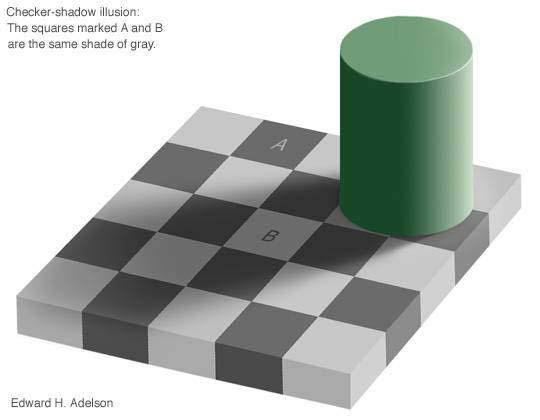 And one that can result in unexpected visual illusions ITNP80: Multimedia 9 ITNP80: Multimedia 10 Colour constancy example Above are parts of the two
