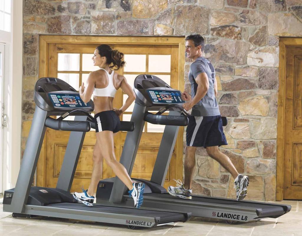 L Series Treadmills are available in two frame sizes; L7 and L8. Each frame is available with your choice of four control panels and two shock absorption systems. L Series Features 0.5 to 12.