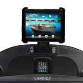 Landice Tablet Bracket Enjoy all the internet has to offer with the Landice Tablet Bracket option.