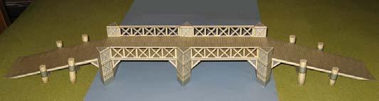 Figure 29 illustrates the shortest, complete bridge that you can build it has only one Span.