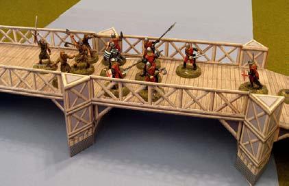 Your bridge can be easily lengthened by adding Spans, and connecting them with Road Surfaces.