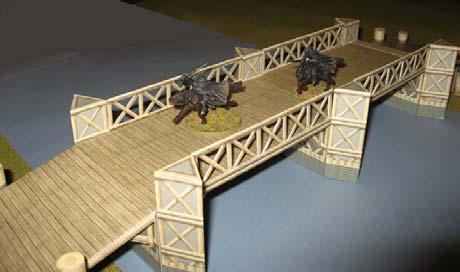 the components are glued together. This is especially so if you want a longer, multi-span bridge.