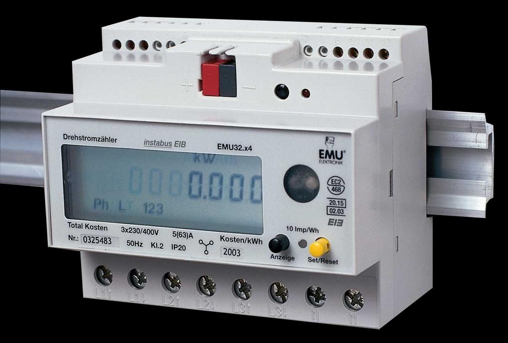 EMU Electronic AG 3-phase Energy Meter with MID B and D EMU Elektronik AG