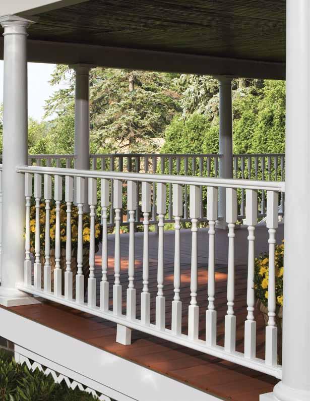 Kingston 1 2 1. Vinyl trim cover Sleek design to conceal screws and streamline appearance Easily altered for close baluster applications 2.