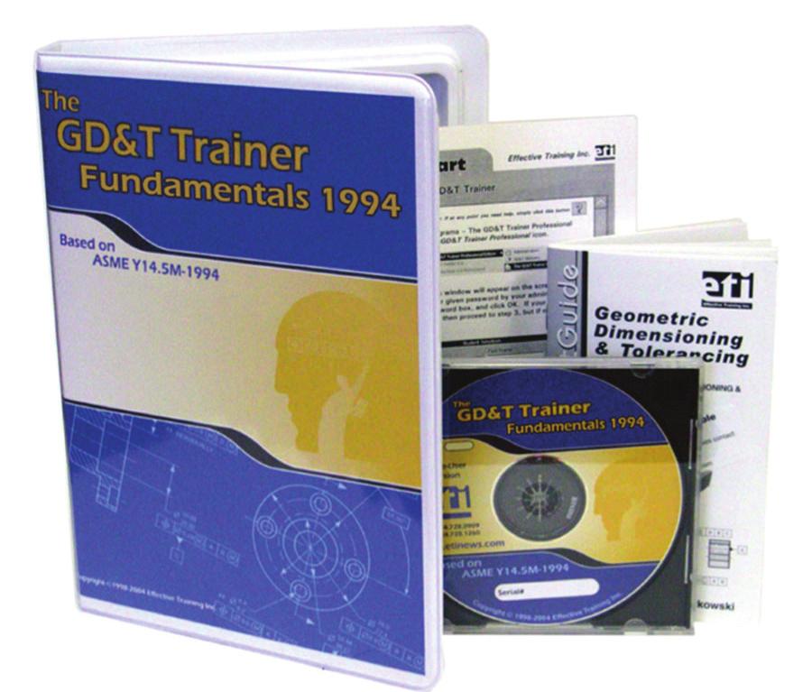 SOFTWARE The GD&T Trainer: Fundamentals 1994 (based on ASME Y14.5M-1994) Starting at $775.