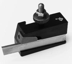 ALORIS # CUT-OFF SYSTEM # Holder without blade. # Holder with original high-speed cut-off blade. # Holder with NEW wedge lock carbide insert blade. Aloris GT Inserts.