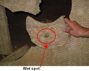 Real Part Imaginary Part Processed Datas Figure 6 : Detection of a wet spot in the stone wool material and data processing applied to the detection of the wet