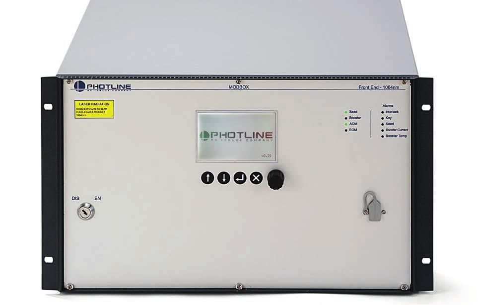 The Photline Modbox-Pulse-Shaper is an Optical Modulation Unit to generate short bespoke shaped pulses with high extinction ratio at 1030 nm, 1053 nm or 1064 nm.