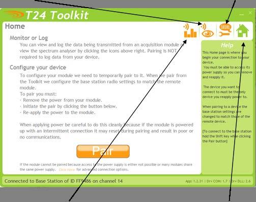 Quick Start Guide T24 Toolkit The T24 toolkit allows detailed interrogation and setup of the BroadWeigh devices and base station.