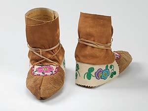 The moccasins below were winners or honorable mentions in a