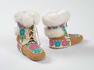 Decorated Moccasin.