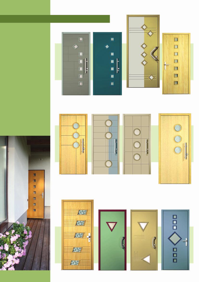 DESIGNS OF FLUSH DOORS Please find below the different designs of entry