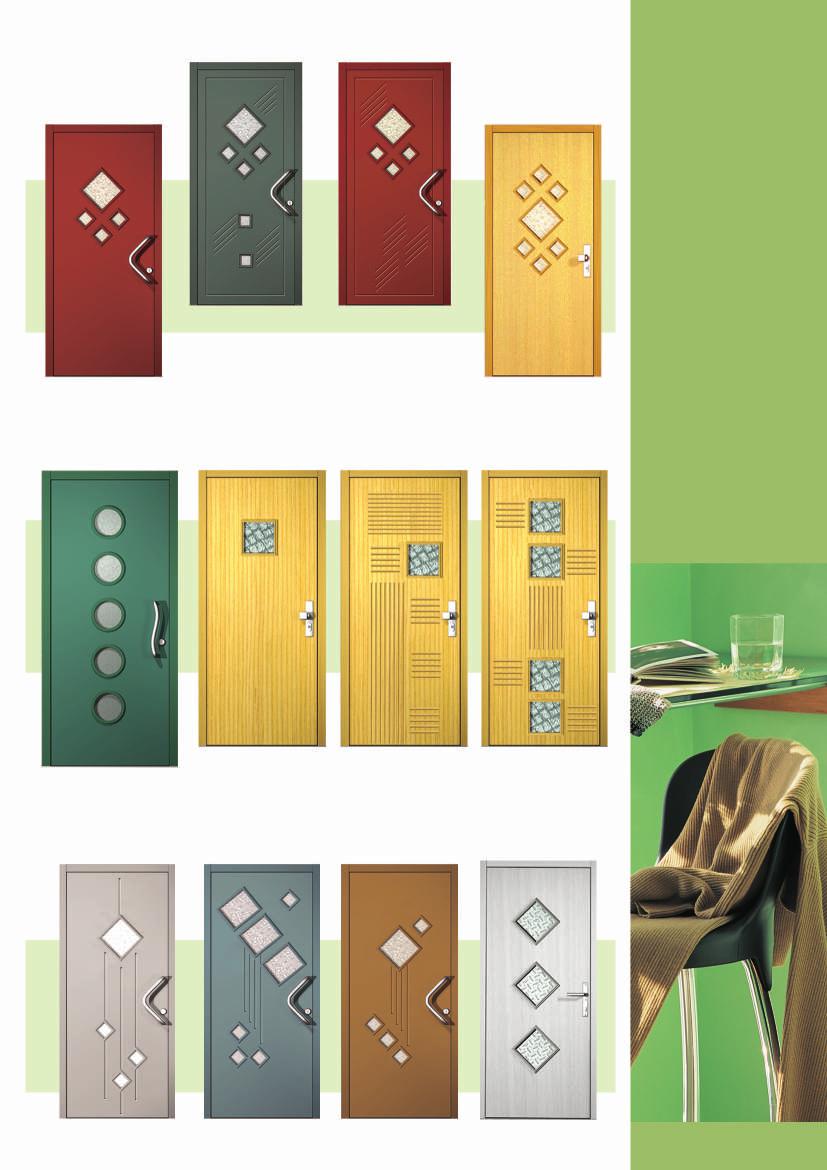 You can choose not just the shape of the doors but the color also.