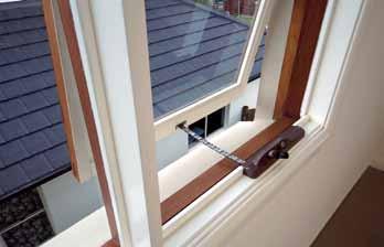 Airlite timber awning windows can be adjusted quickly and smoothly with a