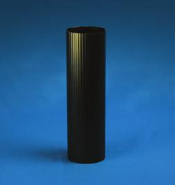 Polyethylene post sleves are available in black. LENGTH MATERIAL COLOR 89010-BLK 10.00 Polyethylene Black Post Base Cover Crown Plastics post base covers fit standard 3 post.