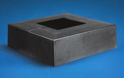 4" Post Base Cover Crown Plastics post base covers fit standard 4 square posts. Polycarbonate - UV stabilized with high impact resistance down to -40 C.