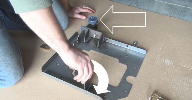 STEP 27 : Attach the striker plate/washer with the
