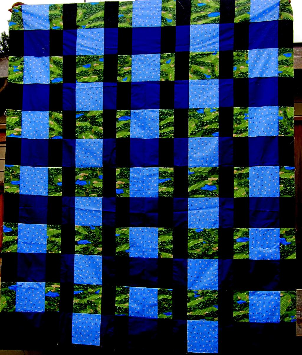 A Golf Quilt for Father's Day http://carterquilter.wordpress.