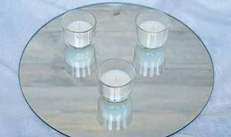 Candles and Votives MIRROR TILE AND VOTIVE