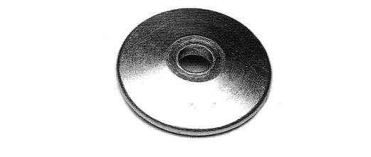 Back side is counter-bored to insure a flat, snug fit against the track. Machined, not stamped, keeping material s strength at its best. PART # QUANTITY HOLE DIA. OUTER DIA. BW0-AL-0 0 /4.