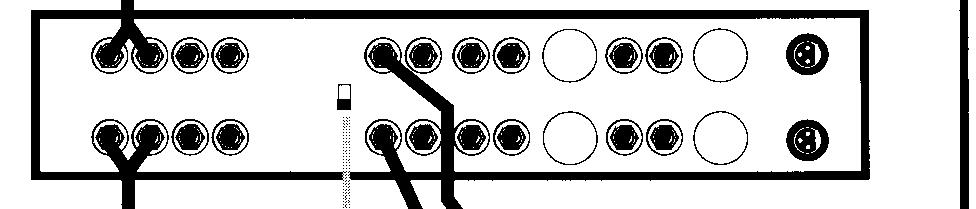 (ShIelded) PATCH DIAGRAM 1 Stereo Operation Unbalanced High 2 Inputs (Typical Home Stereo) To High -requency Speakers