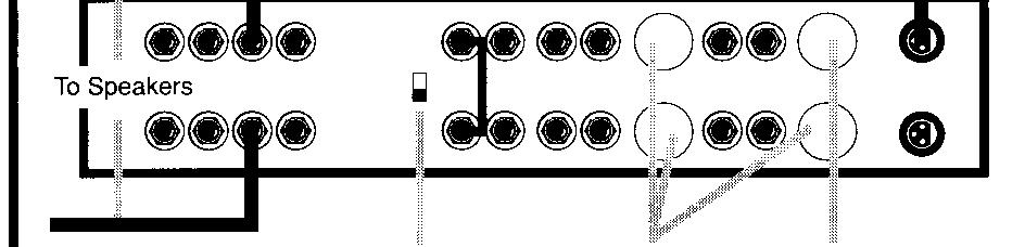 Channel A Channel A Channel A Stereo Mode Jumper Plugs Channel B (Balanced) To Channel A High Frequency Speakers PATCH