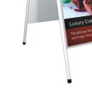 IN REVERSIBLE PANELS CURVED TOP PANELS Attractive poster ABoard boosted by semicircular header Magneticedged antiglare poster cover with colourmatched