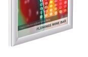 DLIGHT EDGELIGHT LIGHTBOXES Attractive internal lightbox for poster or duratran display Side profiles snap open to allow easy image