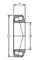 (a) (b) Figure 10. Rolling element bearing geometry. Table 1. Geometric dimensions of the bearings of the head stock spindle. Parameters Front end Rear end 32212 J2/Q 32209 J2/Q D 110 85 d 60 45 T 29.