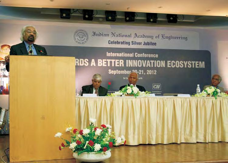(ii) International Conference on Towards a Better Innovation Ecosystem held on Sep 20-21, 2012 at New Delhi Fig. 10.