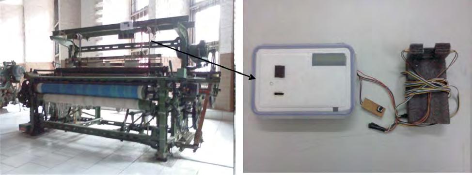 3. E-pick Counter for Power Looms Developed at Dept. of Textile Tech. & Processing Sarvajnik College of Engg. & Technology, Surat Fig. 4.