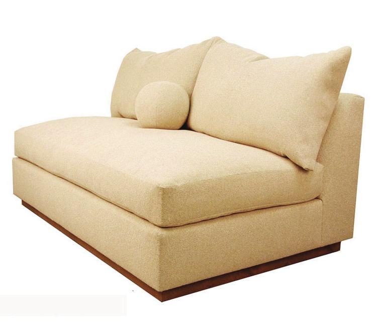 Azul Armless Loveseat The Azul Sectional has a simple design with a casual and inviting style.