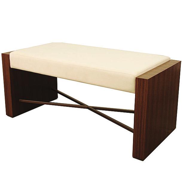 Hollywood Bench With a contemporary design that is as livable as it is beautiful, the Hollywood Bench with upholstered