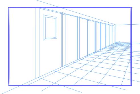 Lines with no width variations Another thing that help a lot in giving a sense of depth is