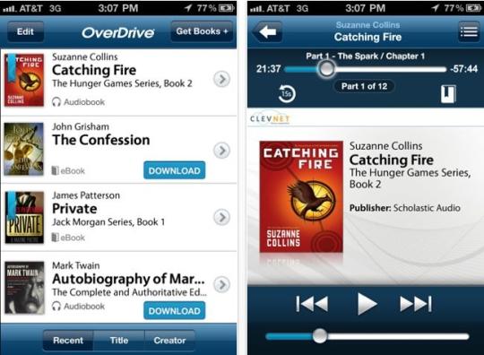 STEP ONE: After you go into the Overdrive App and get to the library s website touch the Search button. STEP TWO: Touch the Browse all Overdrive Mp3 Audio Book Titles.