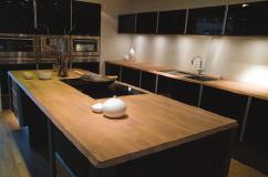 choose from Available sizes: ¼, ½, ¾ x 49 x 97 Butcher Block Countertop and Work Surfaces Maple, walnut,