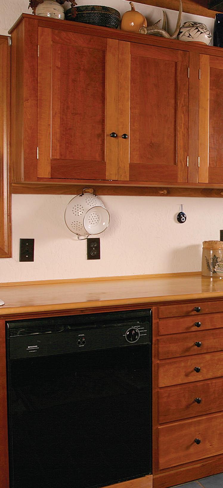 they are well worth preserving, restoring their tiled or linoleum countertops as needed), consider making new base cabinets with today s standard height of 36 in. or even 38 in.