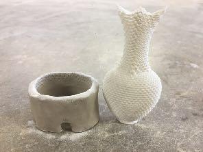 Firing Tips For objects with overhangs or design features at risk of warping, extra support may be required during kiln firing.