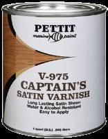 Captain s is considered by its many users to be the most durable varnish ever offered to the boating trade. Contains ultraviolet absorbers and filters.