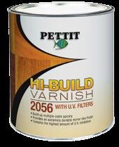Flagship Varnish has the highest build and film depth per coat, as well as excellent abrasion resistance and a high gloss finish.